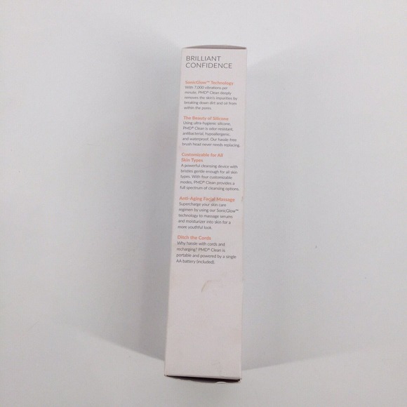 NEW PMD Clean Smart Facial Cleansing Device Beauty Wand Brush Rose Gold Pink - Picture 2 of 5